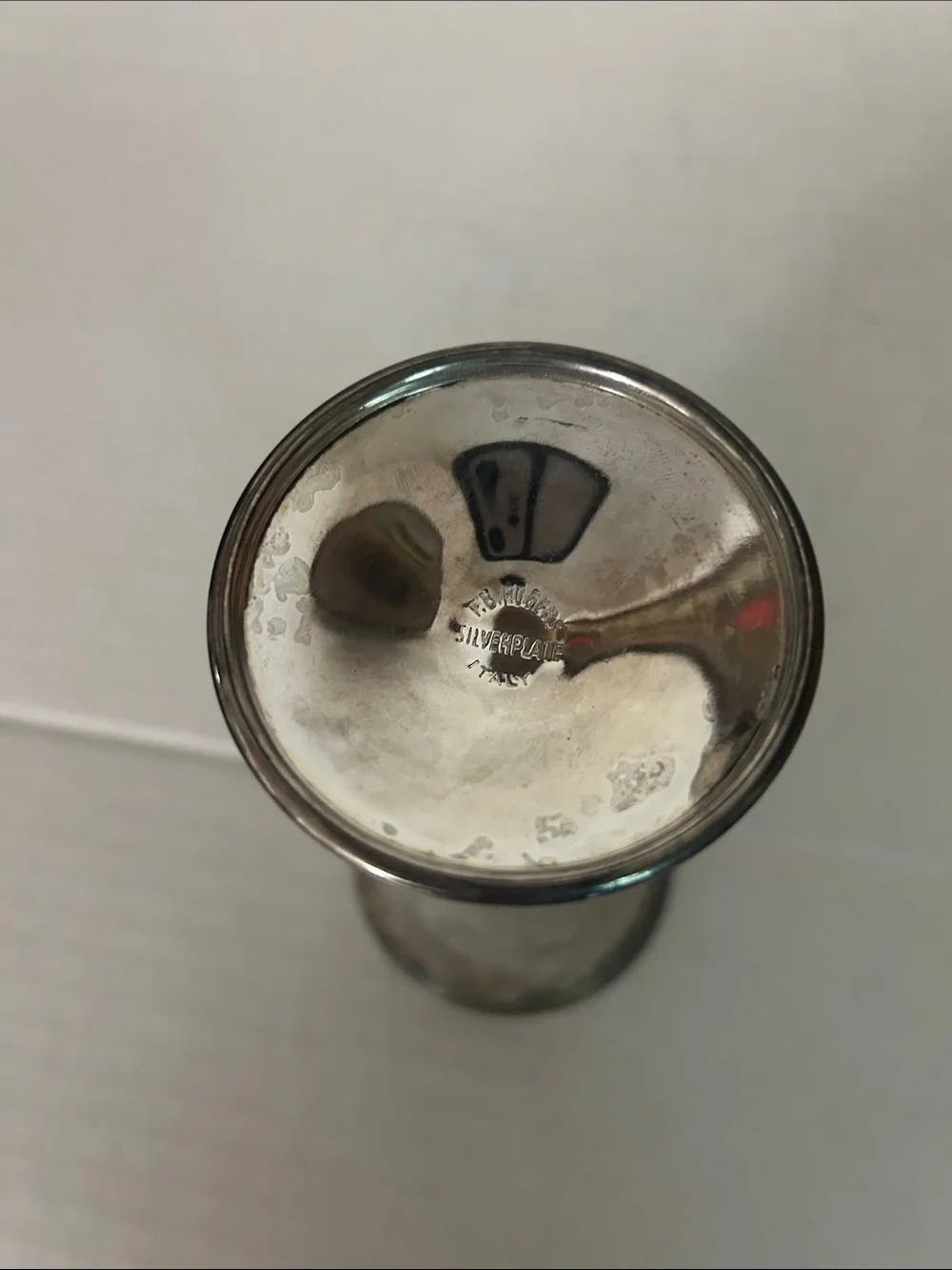Vintage Silver Goblet with Decorative Stem Replacement